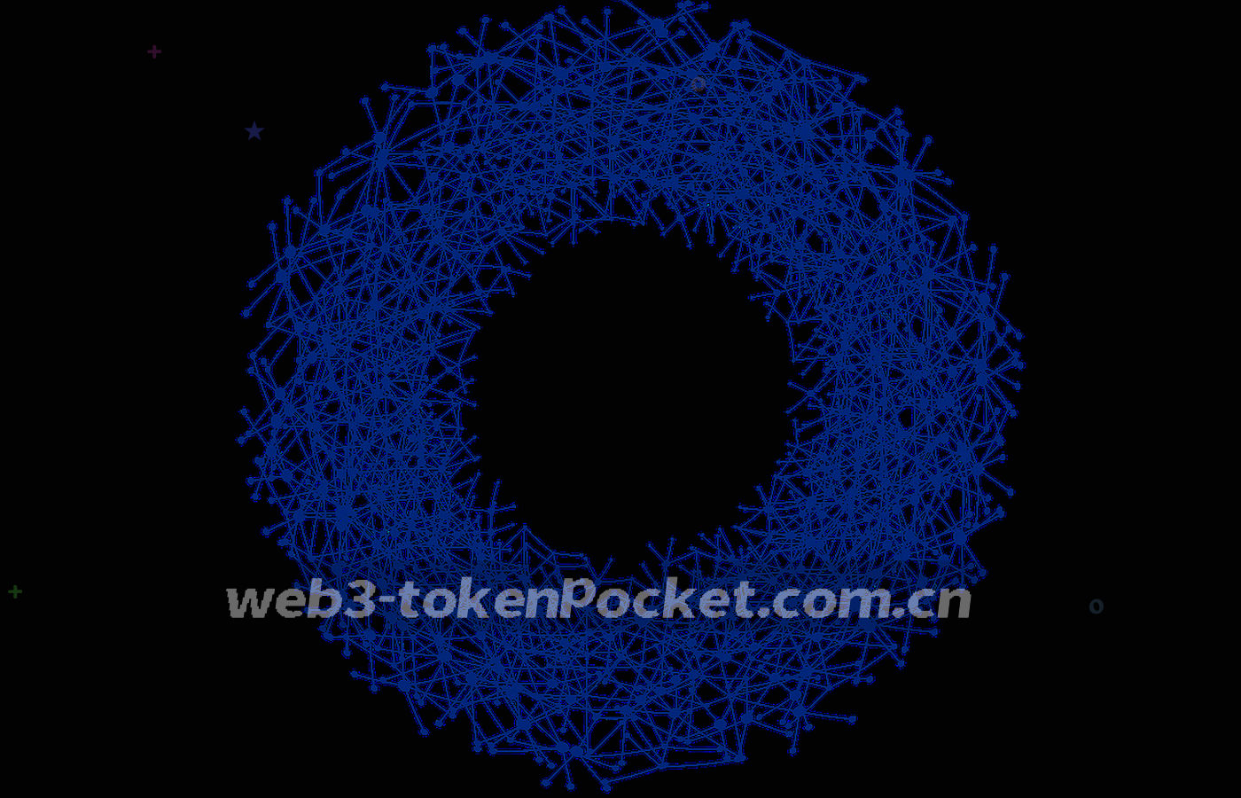 抽象流程节点图，节点以档案卡形状排列，细线相连，深色底配青色高亮